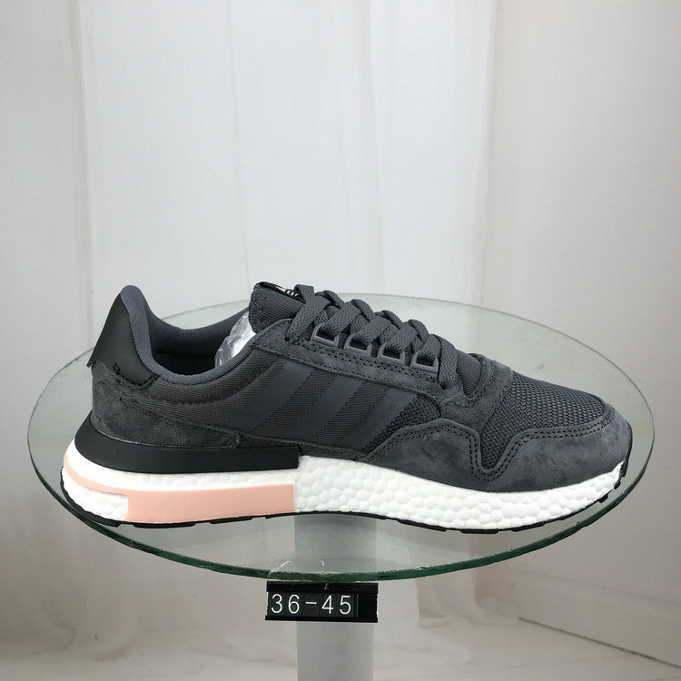 adidas Originals ZX 500 RM Boost Sneakers, in Charcoal - product image from the listing.