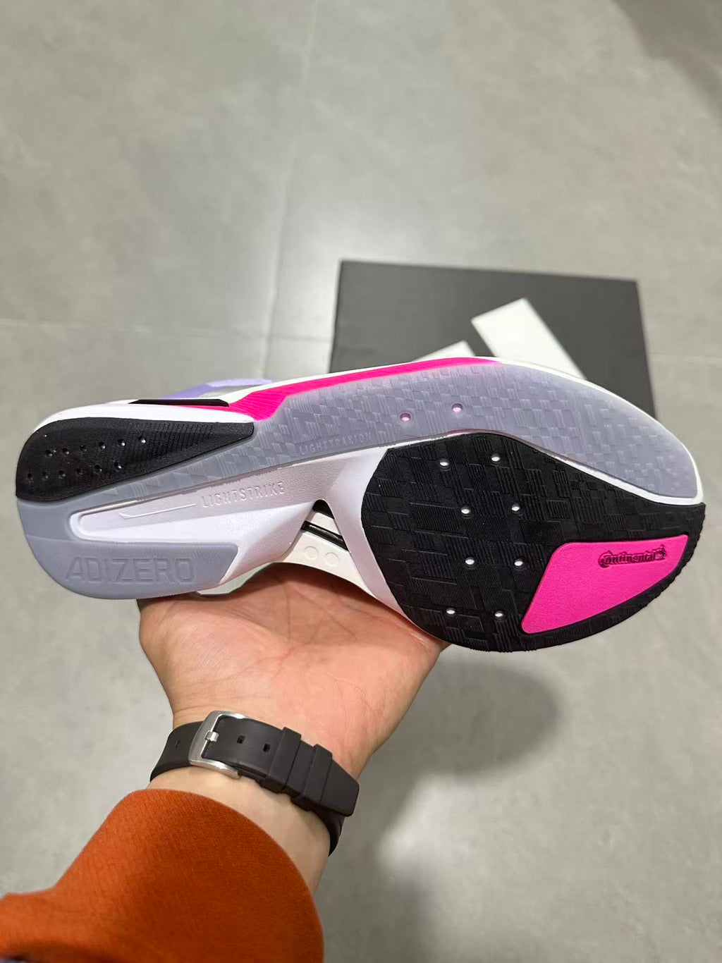 Nike Lightstrike Pro Running Shoes Lavender in Pink - product image from the listing.
