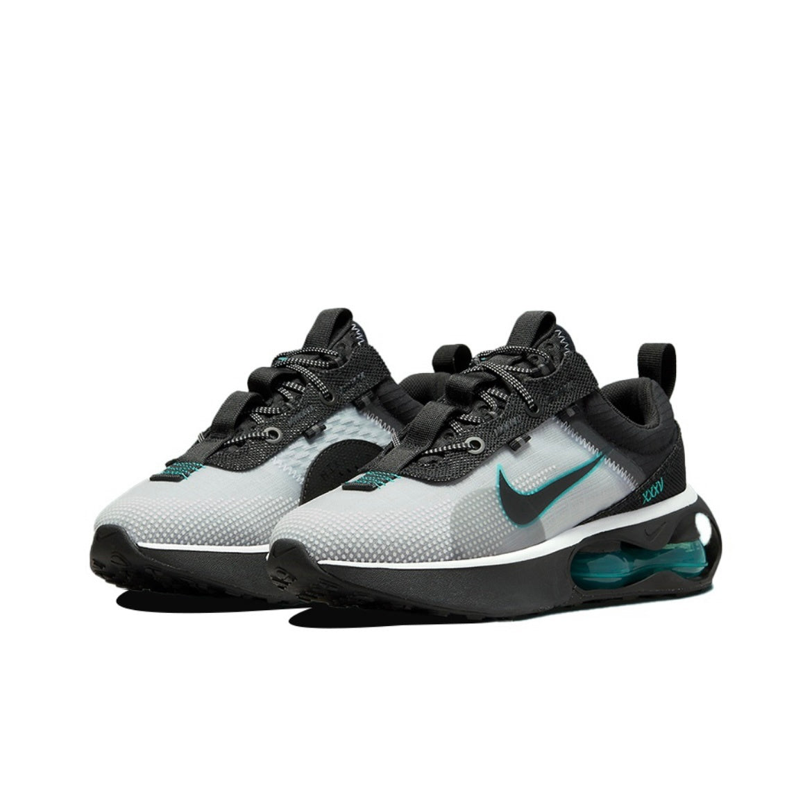 Nike Air Max 2021 XXXV Sneakers in Black Gray Blue DH5135-001 - product image from the listing.