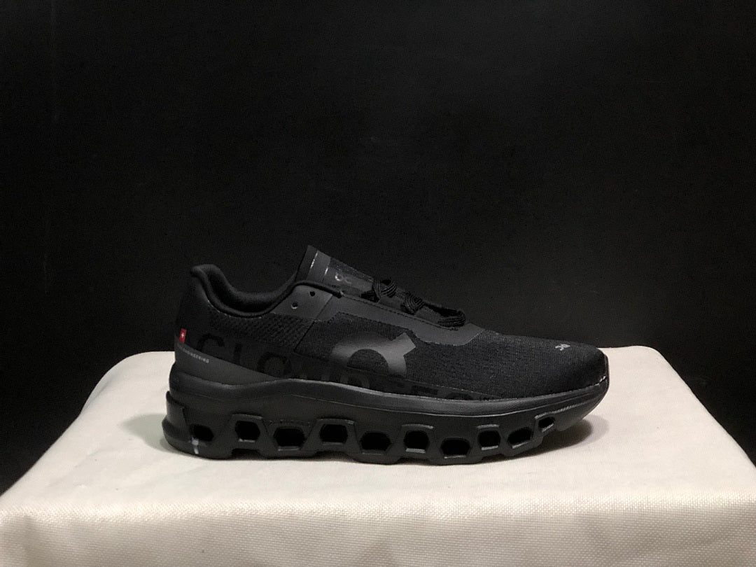 On Cloud X Running Shoes in Black Silver - product image from the listing.
