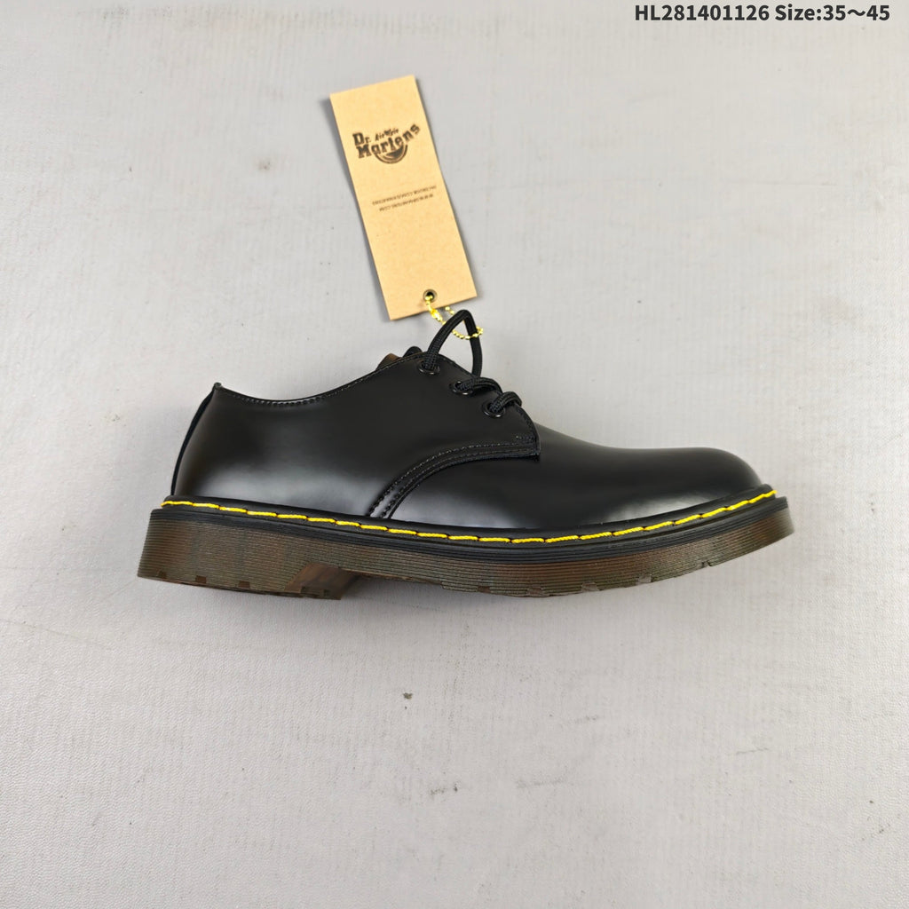 Dr. Martens 1460 Smooth Black Platform Lace-Up Footwear - product image from the listing.