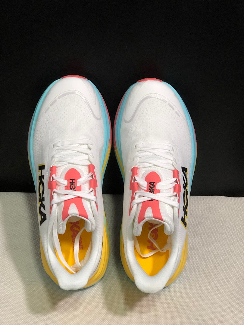 HOKA Skyward X Shoes for Running, White Multi-Color - product image from the listing.