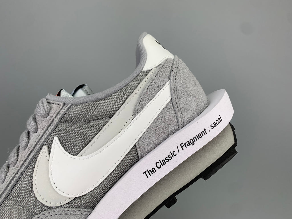 Nike LDWaffle Fragment sacai Sneakers in Grey White DH2684-001 - product image from the listing.