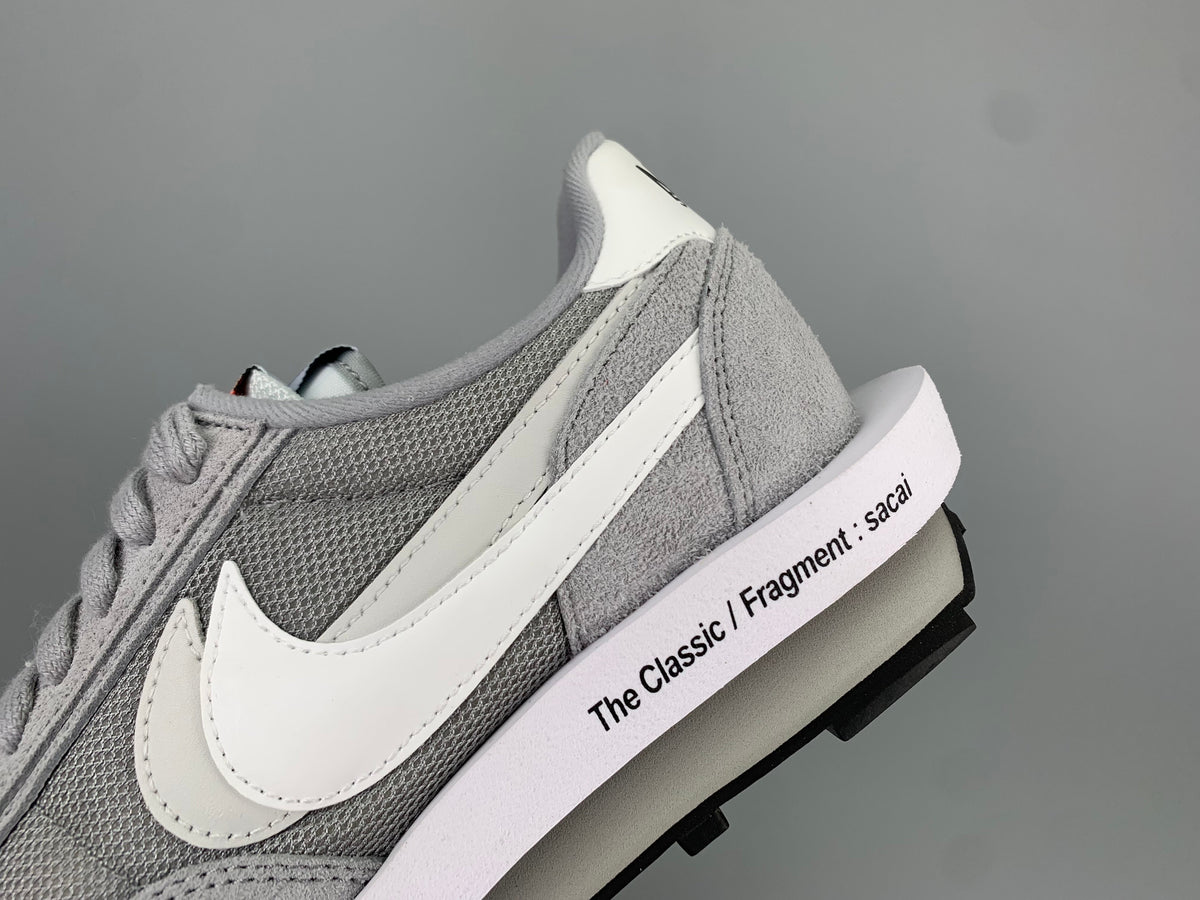 Nike LDWaffle Fragment sacai Sneakers in Grey White DH2684-001 - product image from the listing.