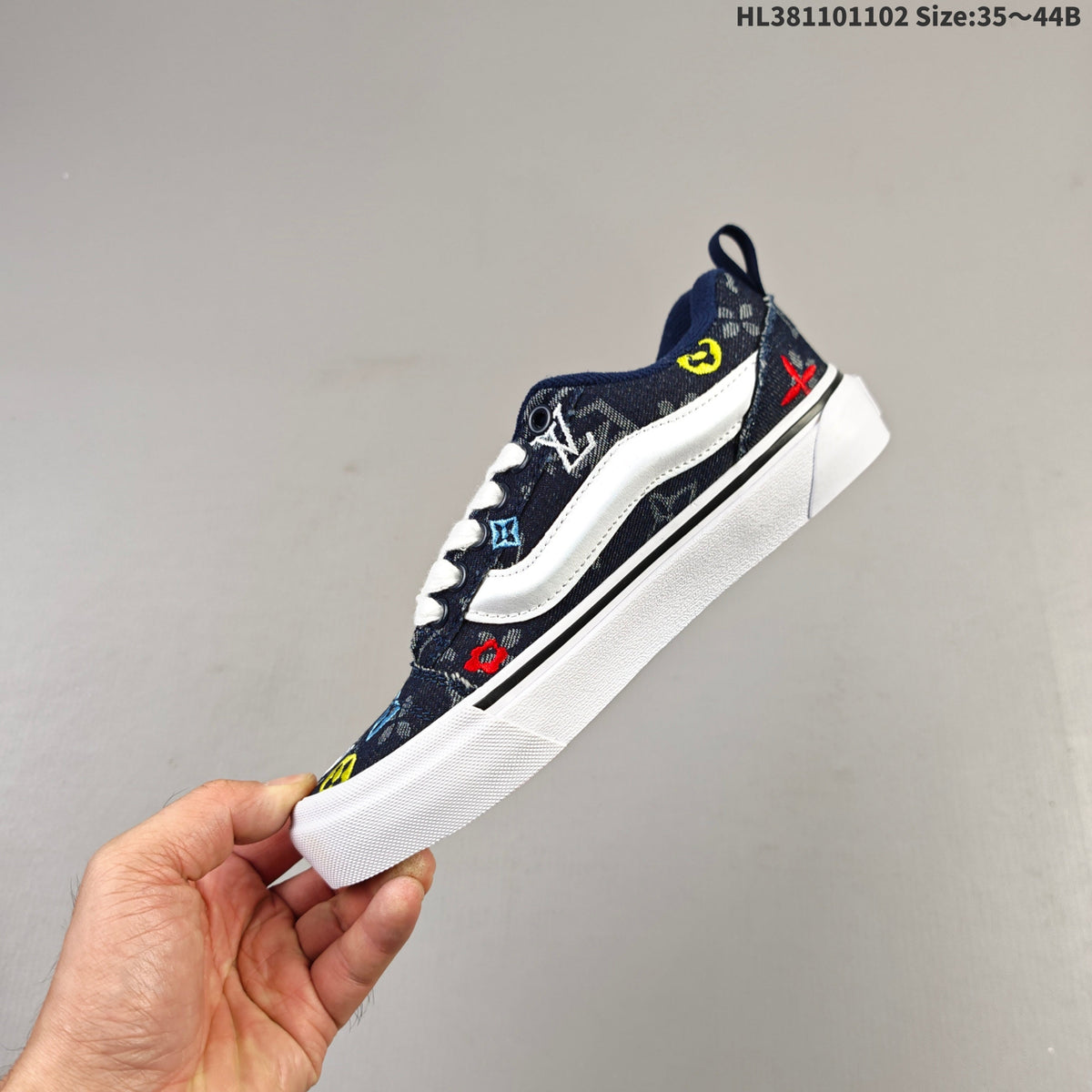 Vans Knu Skool Low-Cut Sneakers in Monogram Print - product image from the listing.