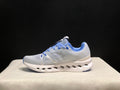 On Cloudsurfer Running Shoes, Heather in White and Blue - product image from the listing.