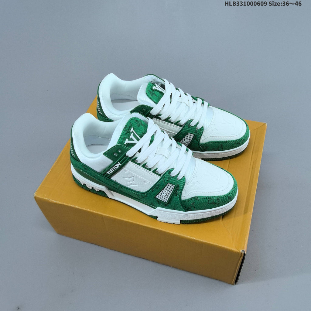 Louis Vuitton Trainer Low-Cut Sneakers, Multiple Colors - product image from the listing.