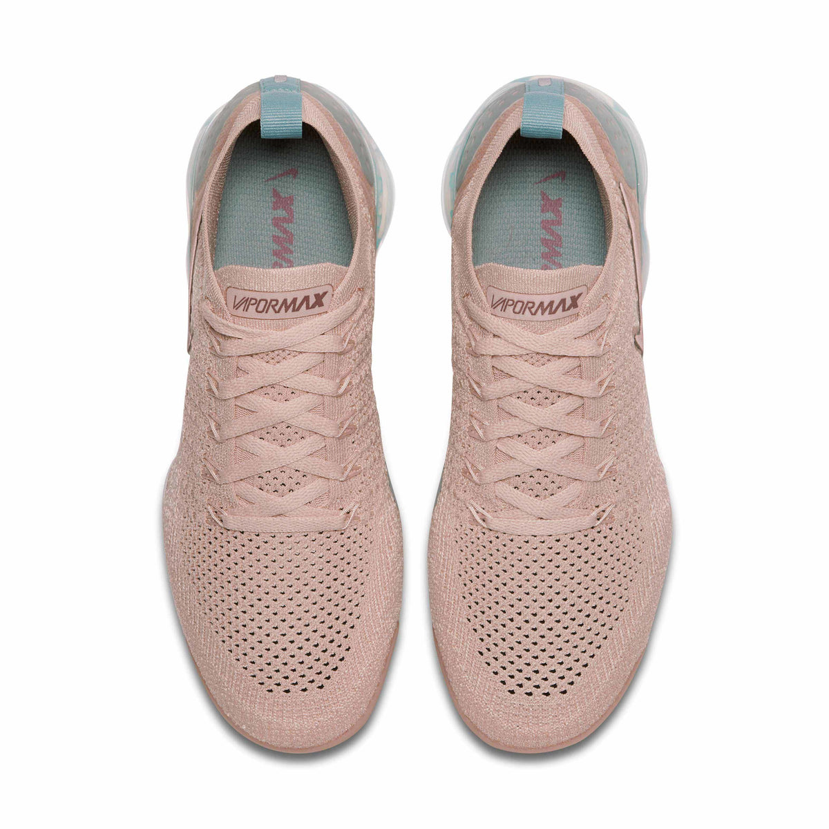 Nike Air VaporMax Flyknit 2 Sneakers in Pink Knit 942843-203 - product image from the listing.