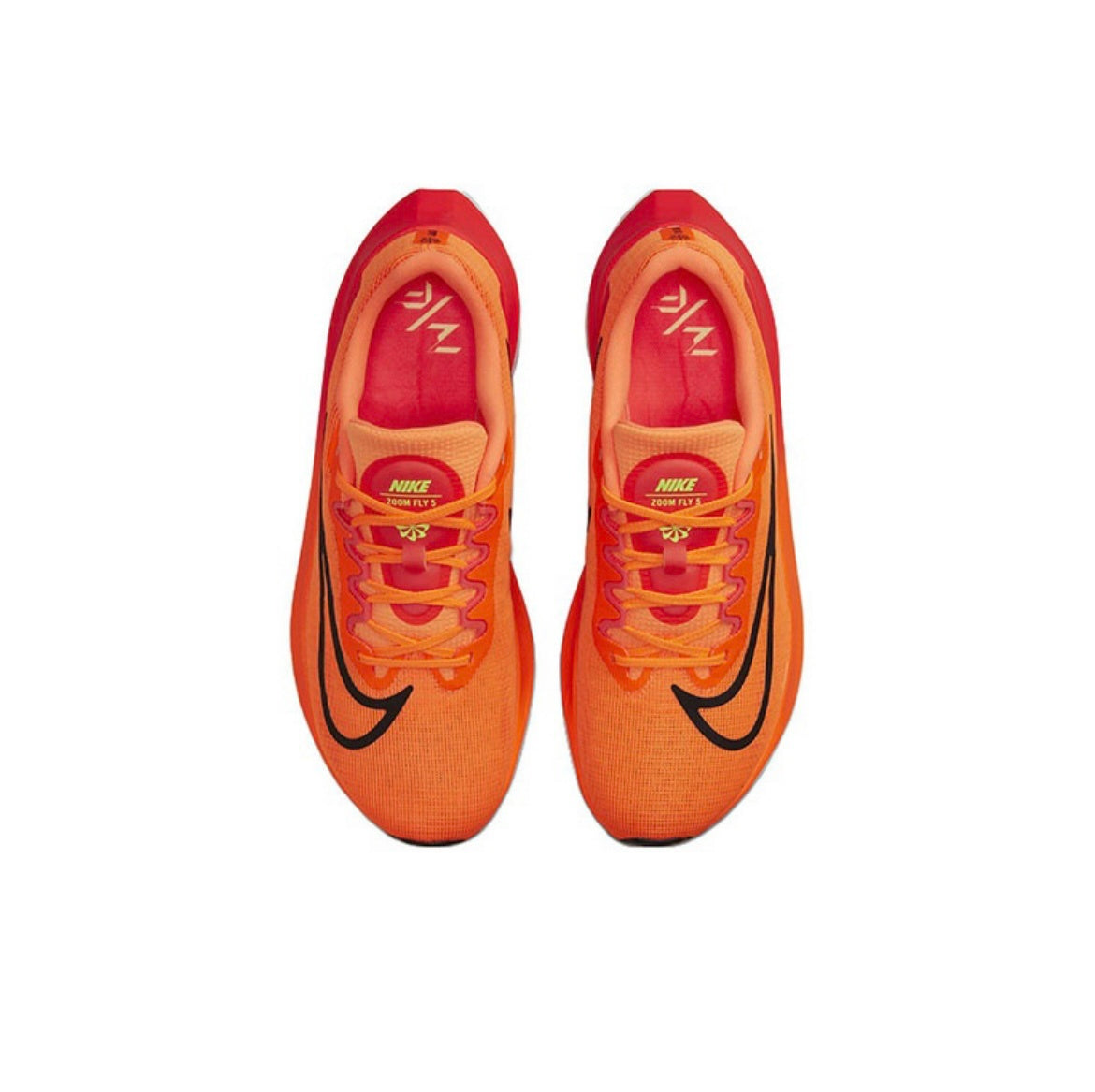 Nike Zoom Fly 5 Running Shoes in Orange Black DM8968-800 - product image from the listing.