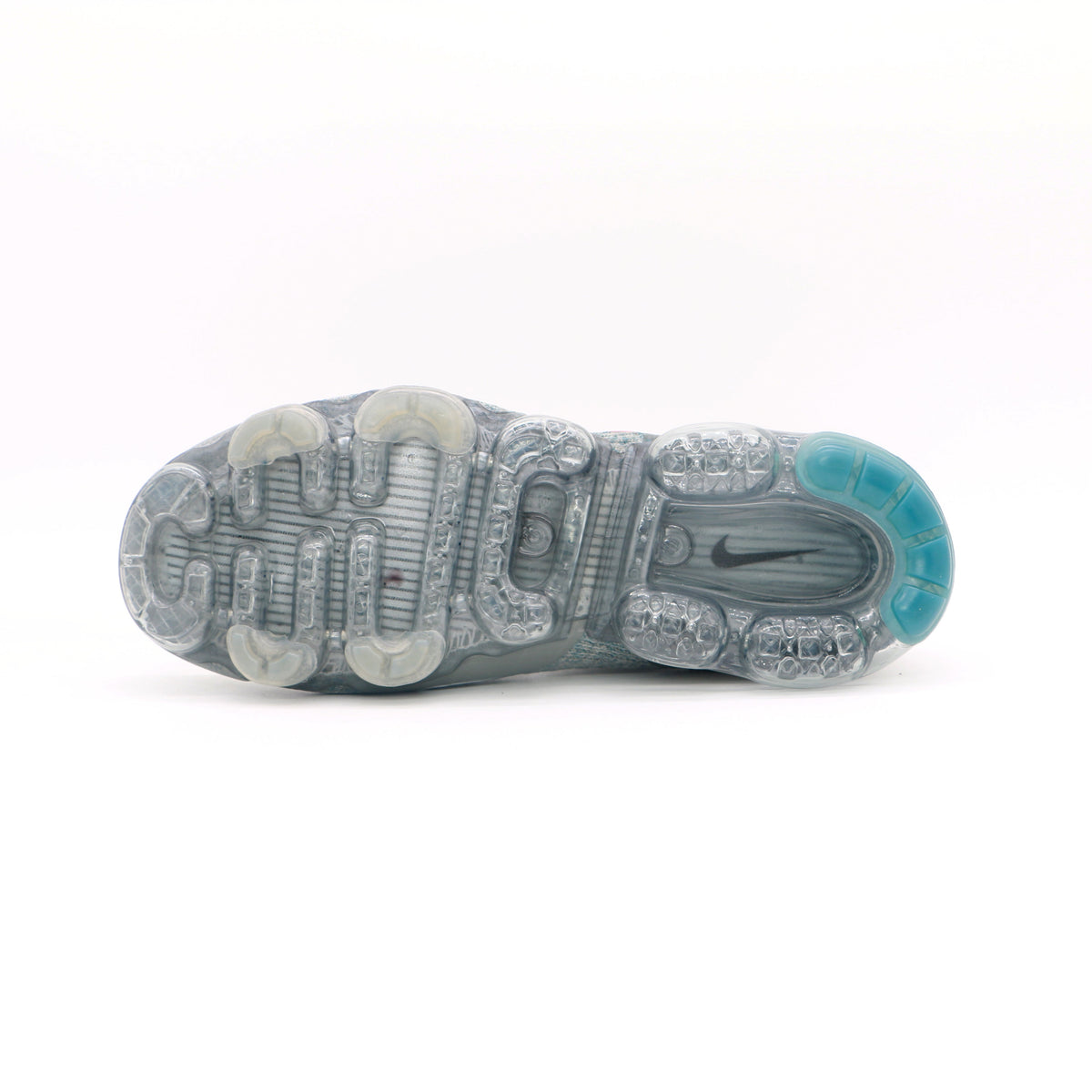Nike Air VaporMax Flyknit Sneakers in Grey Coral - product image from the listing.