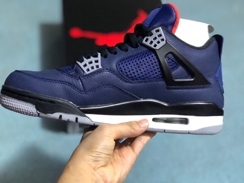 Air Jordan 4 Retro WNTR Loyal Blue Sneakers - product image from the listing.