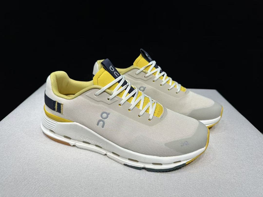 Beige and Yellow On Cloudnova Form 2 Sneakers - product image from the listing.