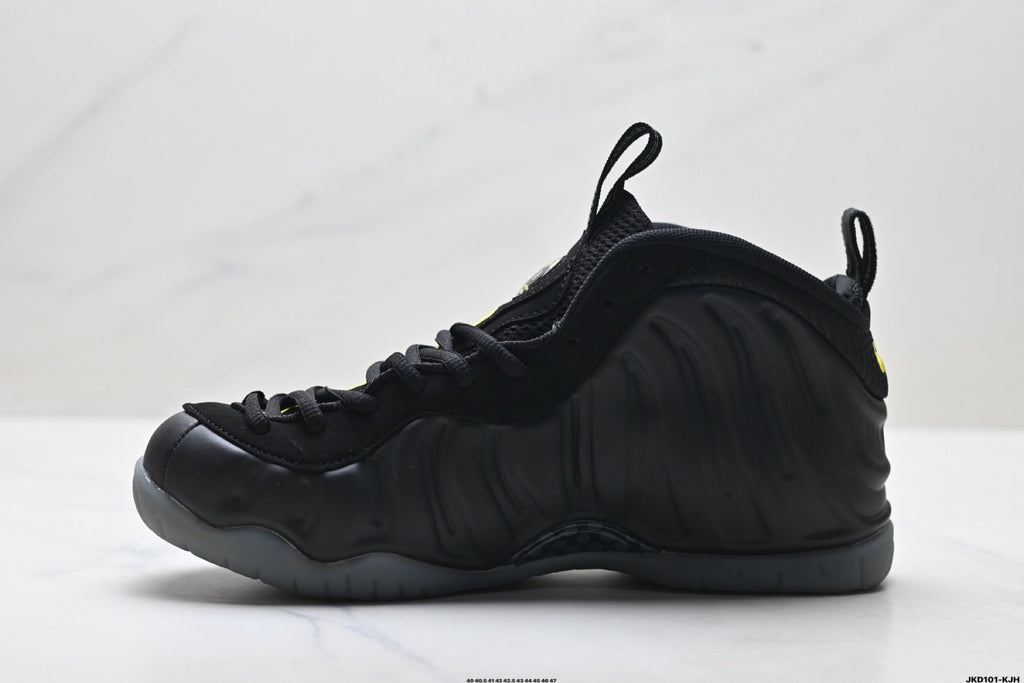 Nike Air Foamposite One Black Neon Sneakers in Yellow - product image from the listing.