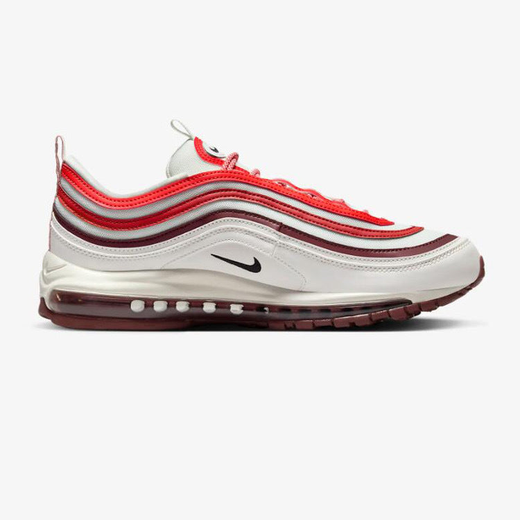 Nike Air Max 97 Sneakers in White Red FN6957-101 - product image from the listing.