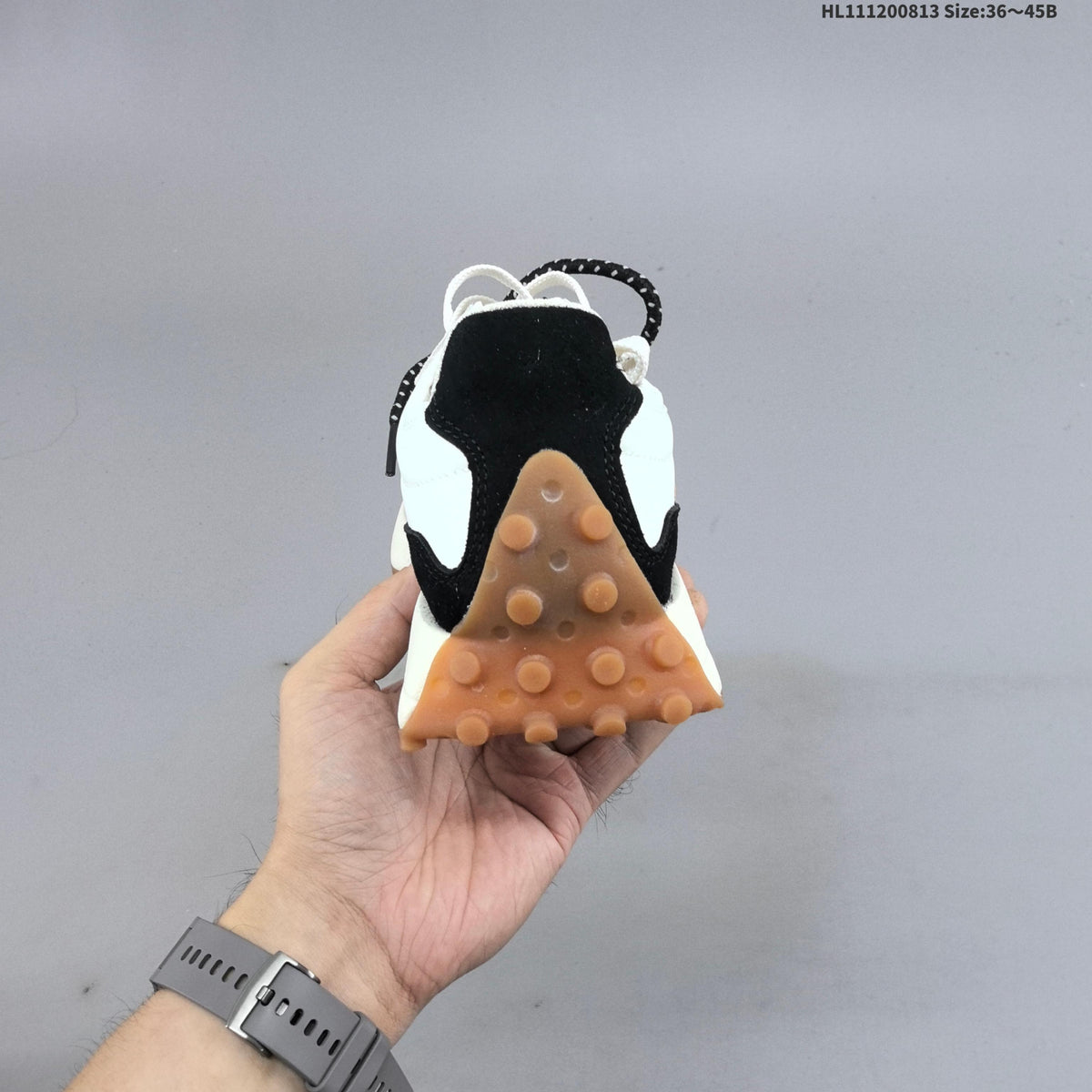New Balance MS327KA1 Retro Lifestyle Sneakers, in White and Black - product image from the listing.