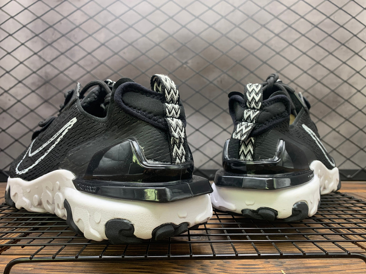 Nike React Vision Sneakers in Black and White - product image from the listing.