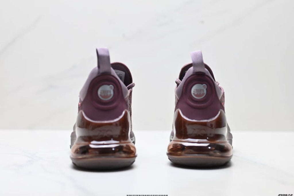Nike Air Max 270 Running Shoes in Burgundy - product image from the listing.