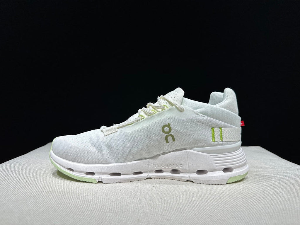 On Cloudnova 2 Trainers in White and Sage - product image from the listing.