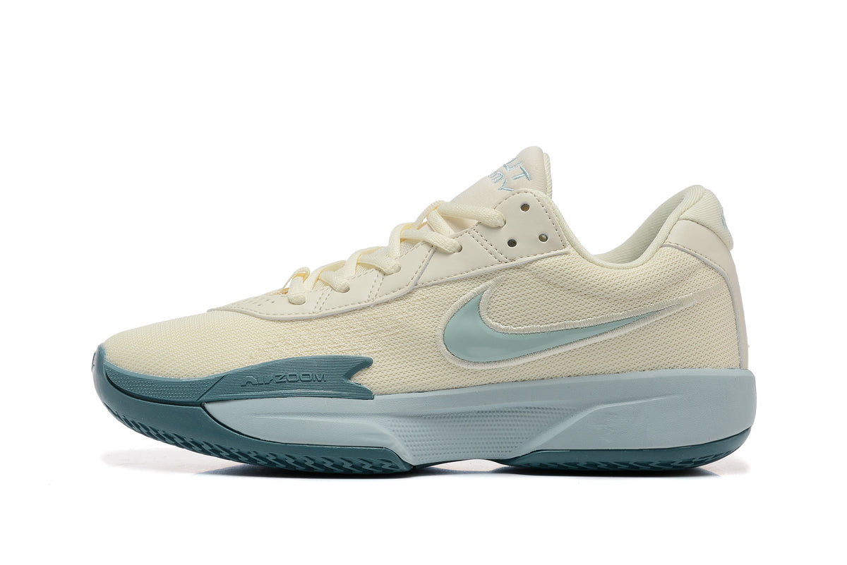 Nike G.T. Cut Academy Basketball Shoes, in Sail and Blue - product image from the listing.