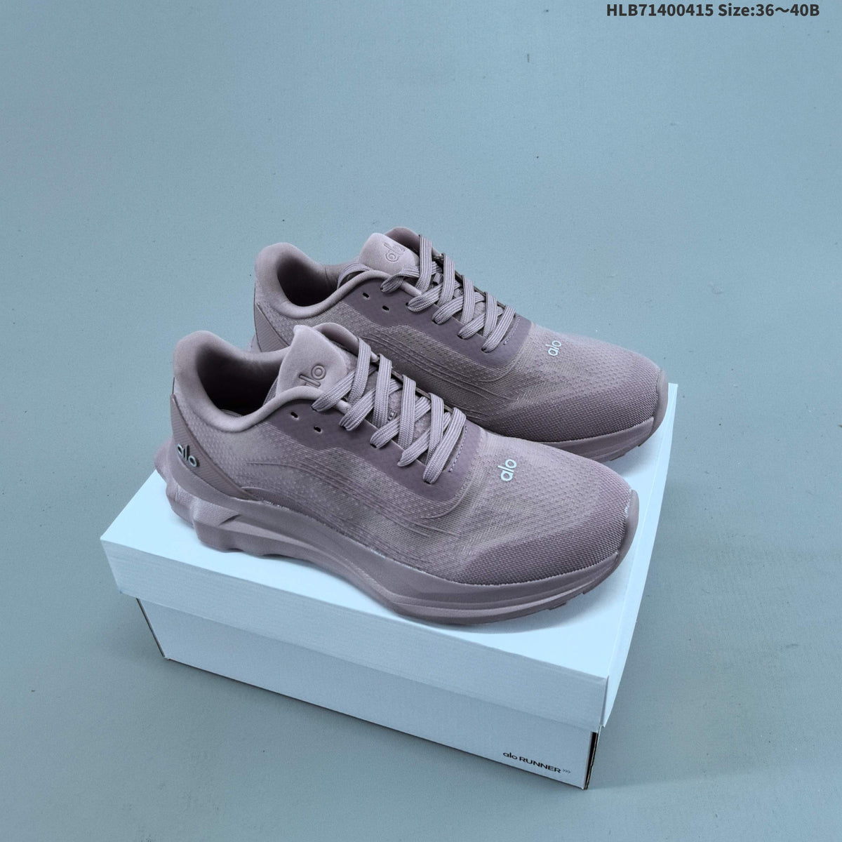 Alo Yoga Alo Runner Low-Cut Sneakers in Mauve - product image from the listing.