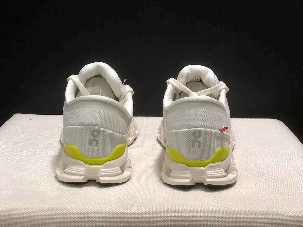 On Cloud X 4 Sneakers, in White and Yellow - product image from the listing.