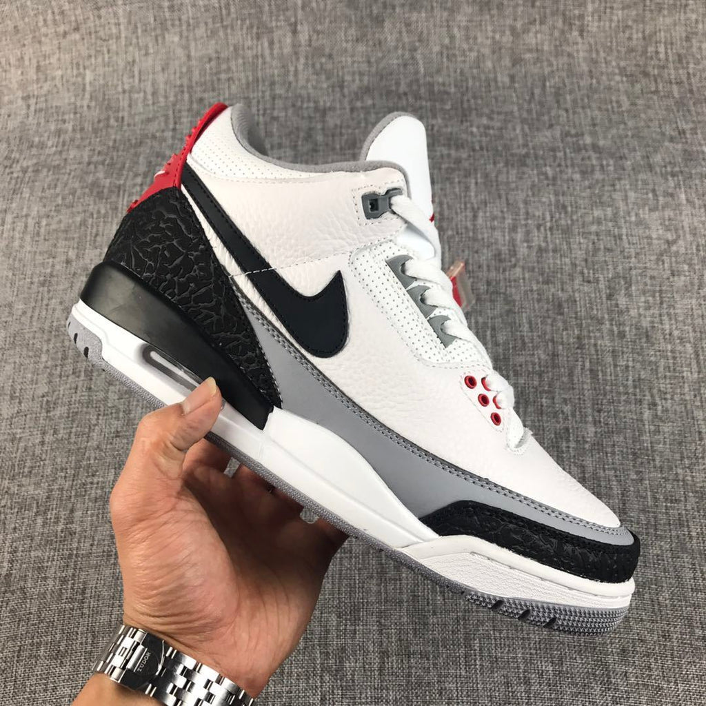 Air Jordan 3 White Cement Sneakers AQ3835-160 - product image from the listing.