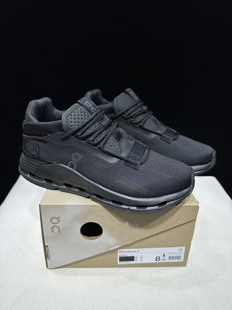 On Cloudnova 2 Sneakers in Black - product image from the listing.