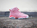 Air Jordan 6 Pink High-Top Sneakers - product image from the listing.