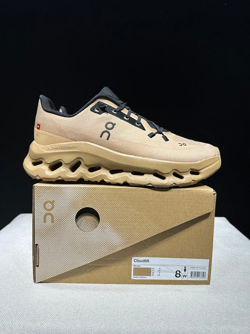 Brown and Black On Cloudtilt Sneakers - product image from the listing.