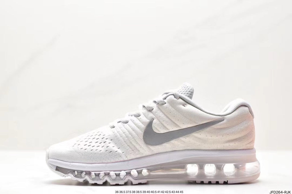 Nike Air Max 270 Sneakers in White and Silver - product image from the listing.