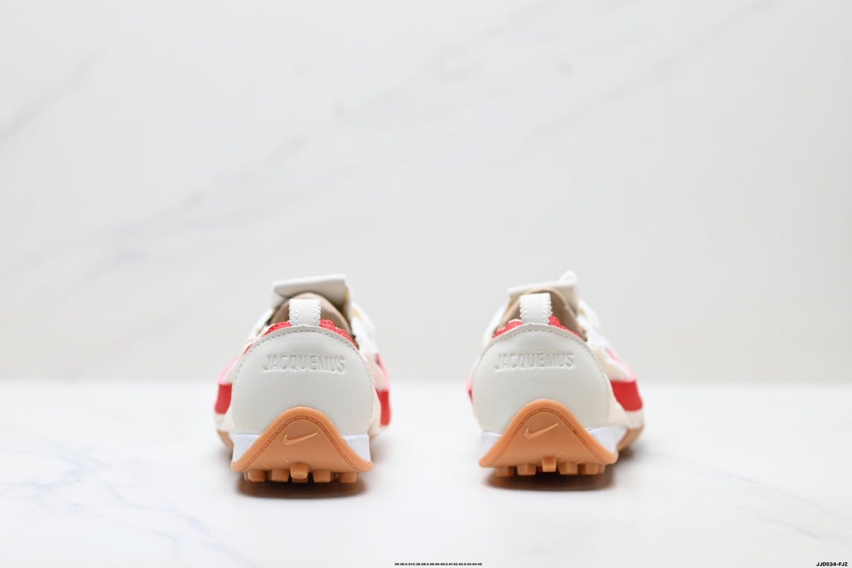 White and Red Nike x Jacquemus Low-Profile Sneakers - product image from the listing.