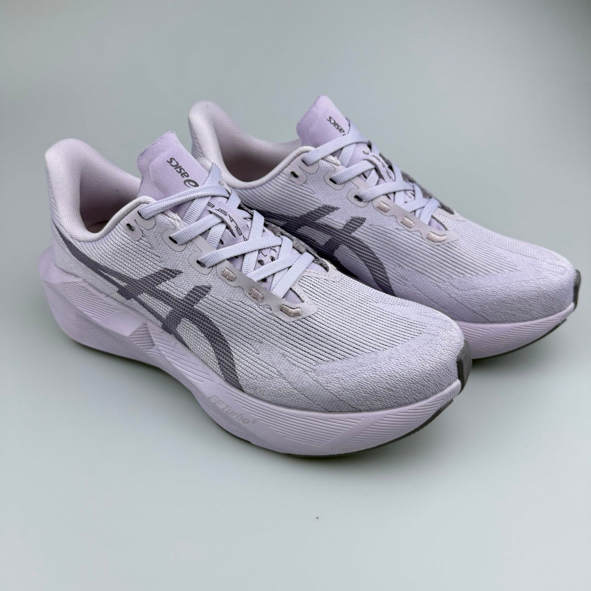 ASICS GEL-QUANTUM 360 VIII Running Shoes, in White and Gray - product image from the listing.