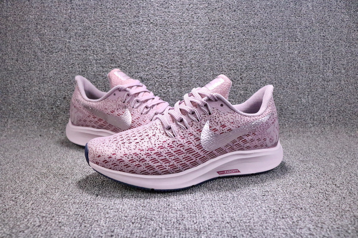 Women's Nike Air Zoom Pegasus 35 Running Shoes Rose 942855-601 - product image from the listing.