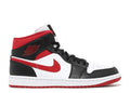 Air Jordan 1 Mid 'Black Gym Red' Sneaker - product image from the listing.