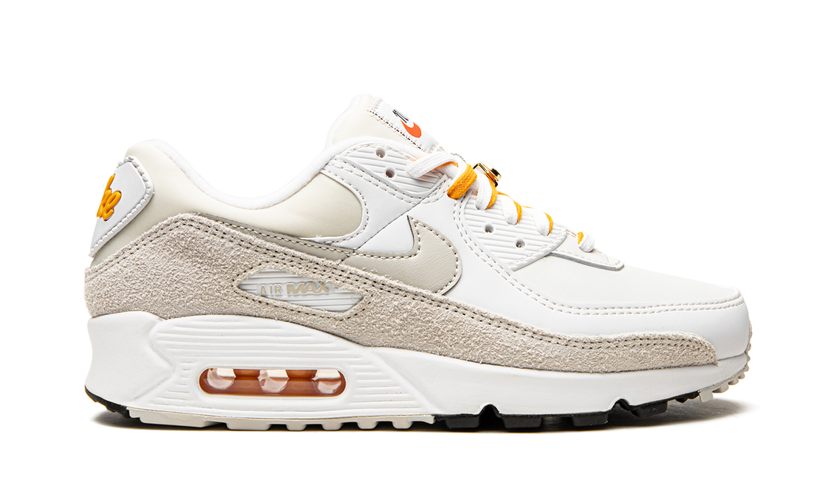 Women's AIR MAX 90 NMS "Light Bone University Gold" DA8709 100 - product image from the listing.