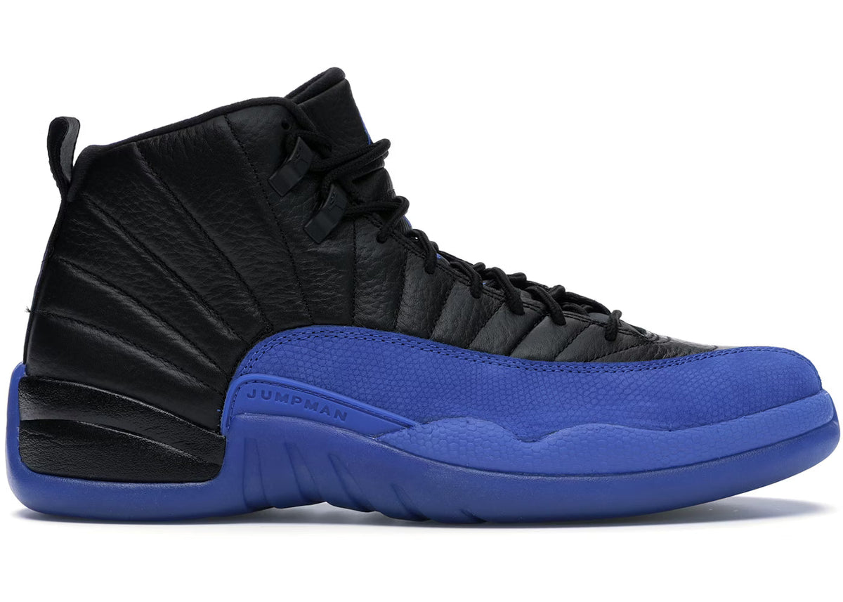 Jordan 12 - Black Game Royal - product image from the listing.