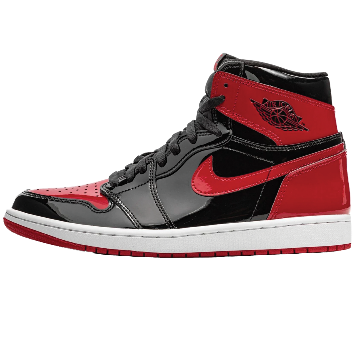 Patent Bred Gs - Jordan 1 - product photo shown in the listing for this item.