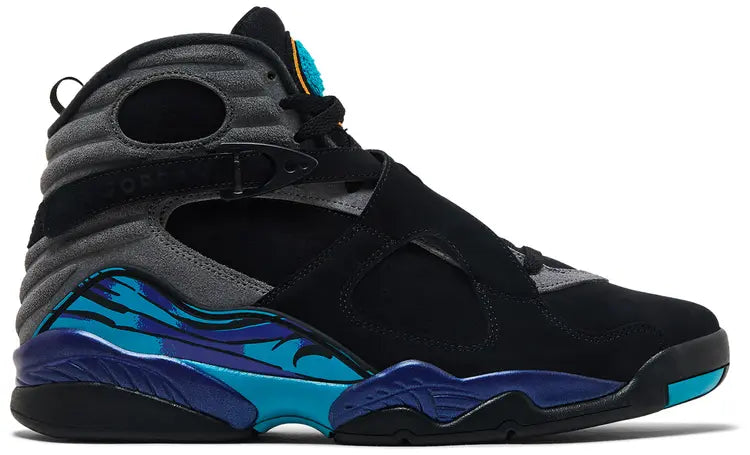 Aqua Jordan 8 (2025) - product photo shown in the listing for this item.