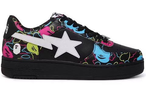 Complexcon Black/Multi Color Bapestas by Bape - product image from the listing.