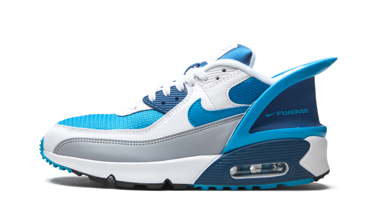 "Laser Blue" Air Max 90 FlyEase GS CV0526 103 - product image from the listing.