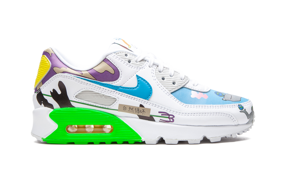 "Ruohan Wang" Flyleather Air Max 90 QS CZ3992 900 - product image from the listing.