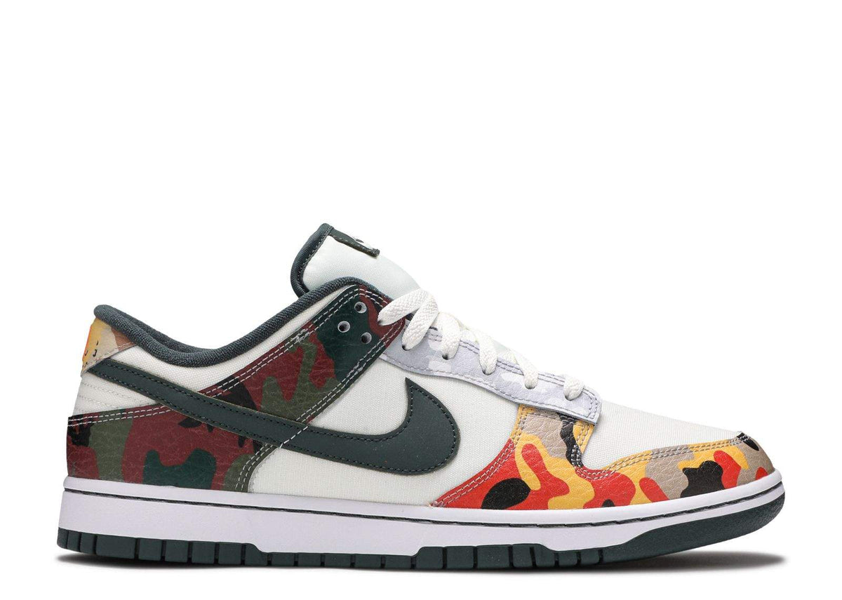 Nike Dunk Low SE 'Sail Multi-Camo' Footwear - product image from the listing.