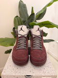 Jordan 5 - Burgundy - product photo shown in the listing for this item.