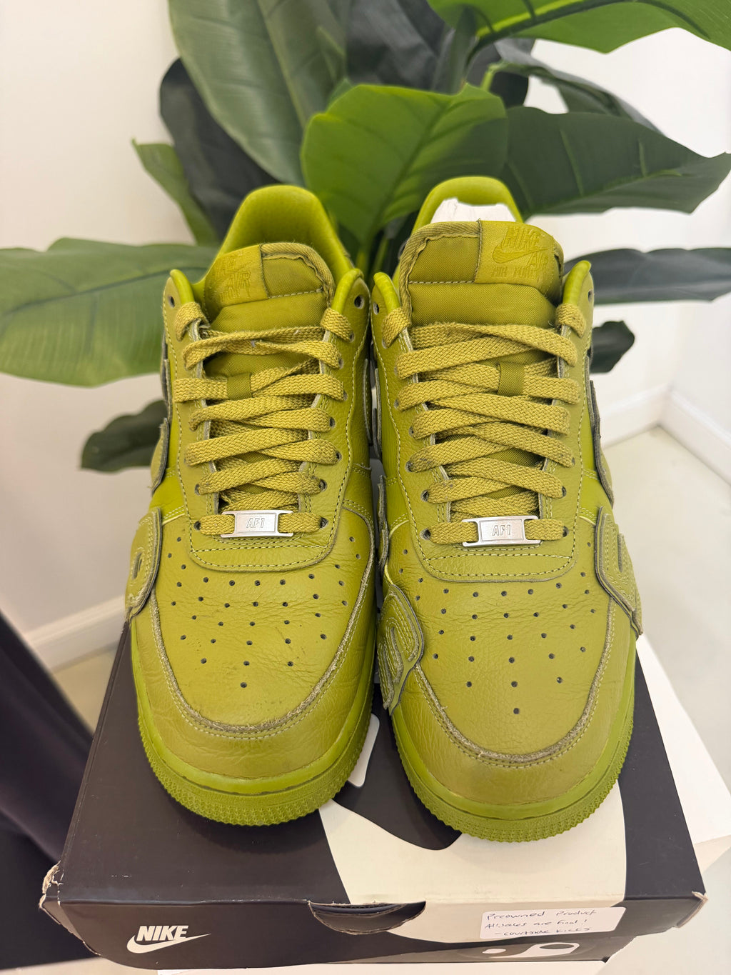 CPFM Moss Air Force 1 - product photo shown in the listing for this item.