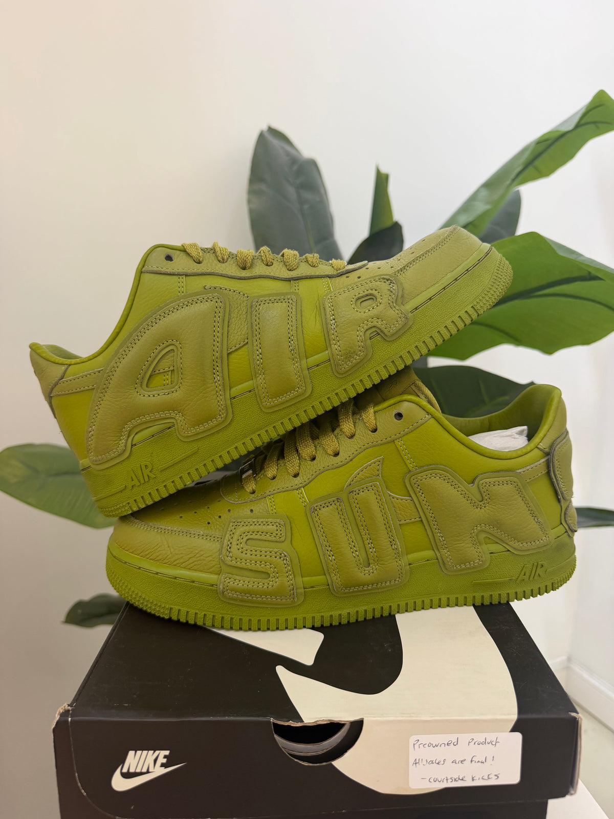 CPFM Moss Air Force 1 - product photo shown in the listing for this item.