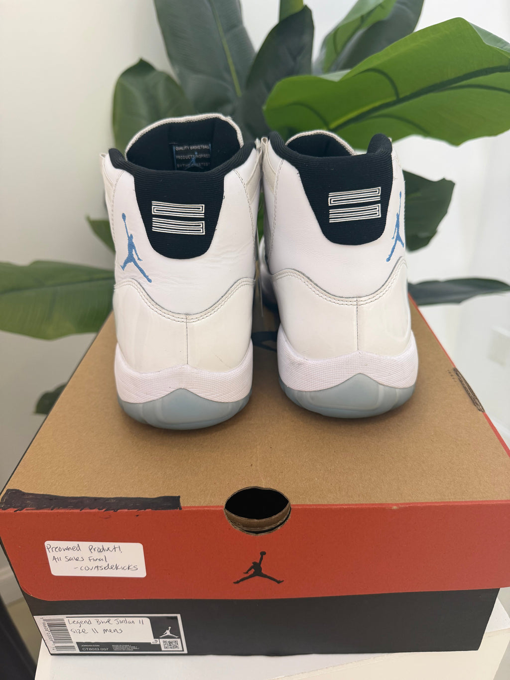 Jordan 11 - Legend Blue - product photo shown in the listing for this item.