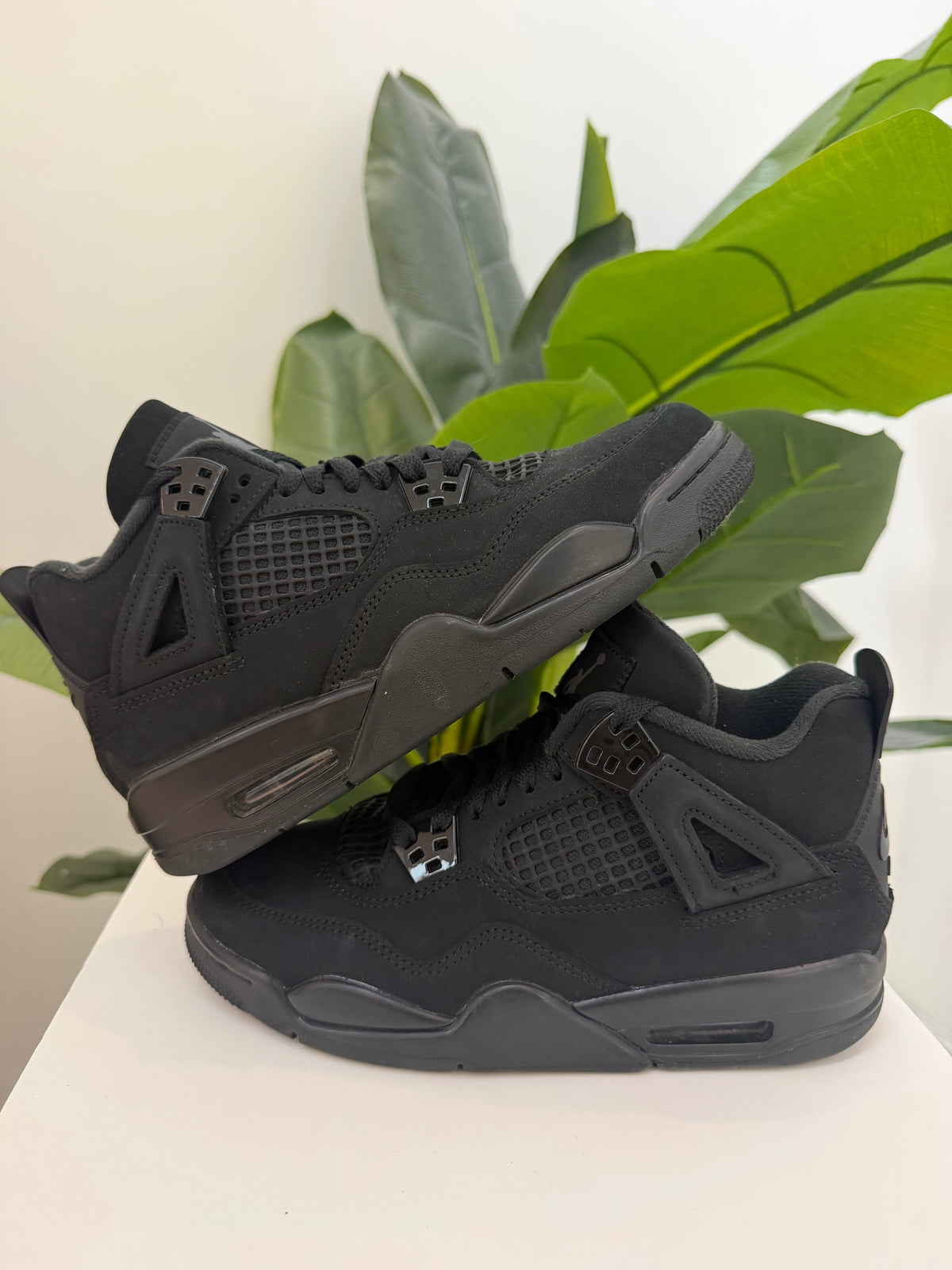 Black Cat Jordan 4 (2025) - product photo shown in the listing for this item.