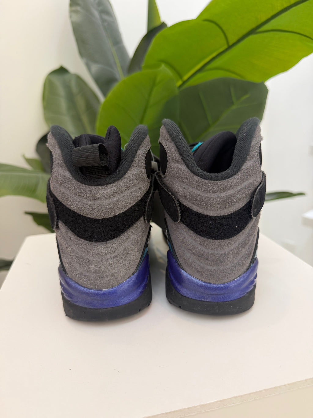 Aqua Jordan 8 (2025) - product photo shown in the listing for this item.