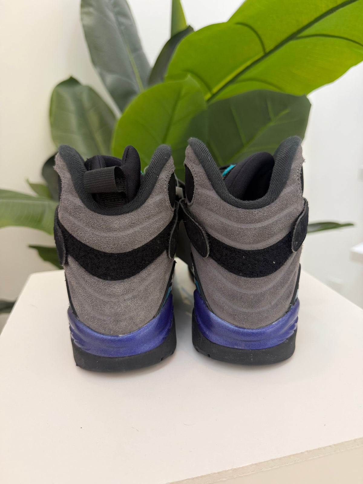 Aqua Jordan 8 (2025) - product photo shown in the listing for this item.