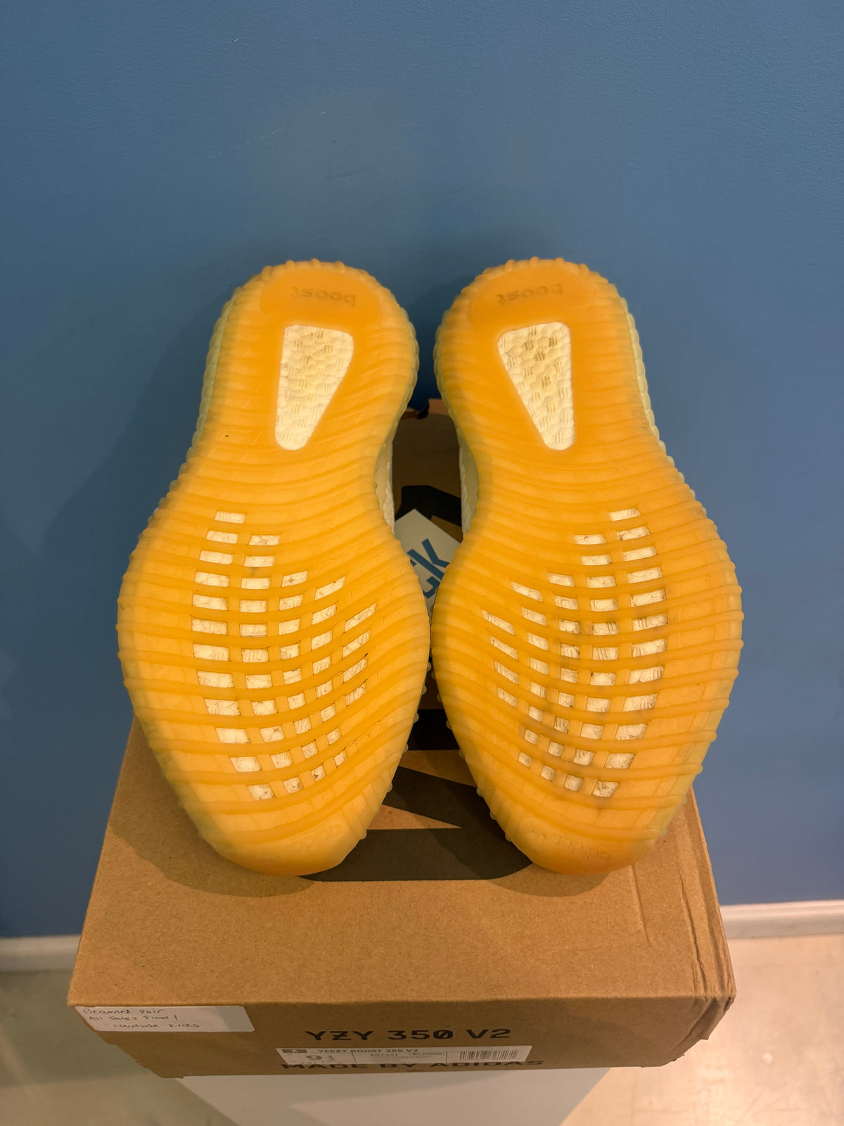 Yeezy 350 - Hyperspace - product photo shown in the listing for this item.